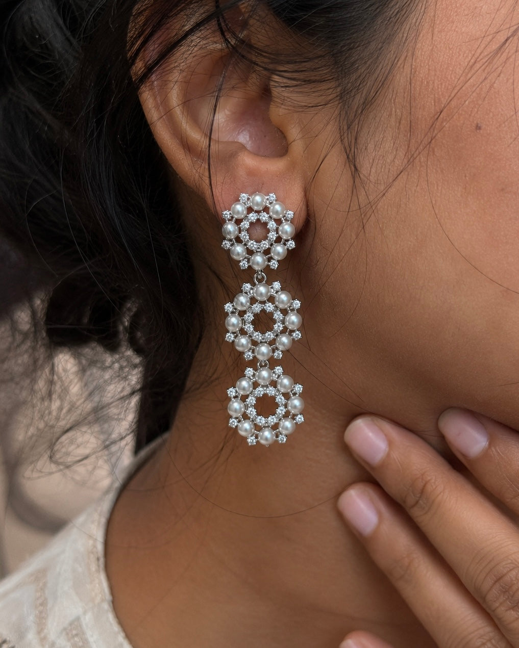 Mirielle Pearl Chandelier Earrings featured view