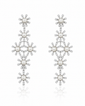 Elowen Pearl Floral Drop Earrings featured view